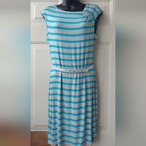 Calvin Klein Women's striped sleeveless dress size 4